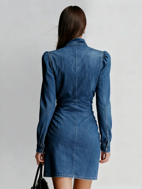 Maliana – Dżinsowa Sukienka Mini