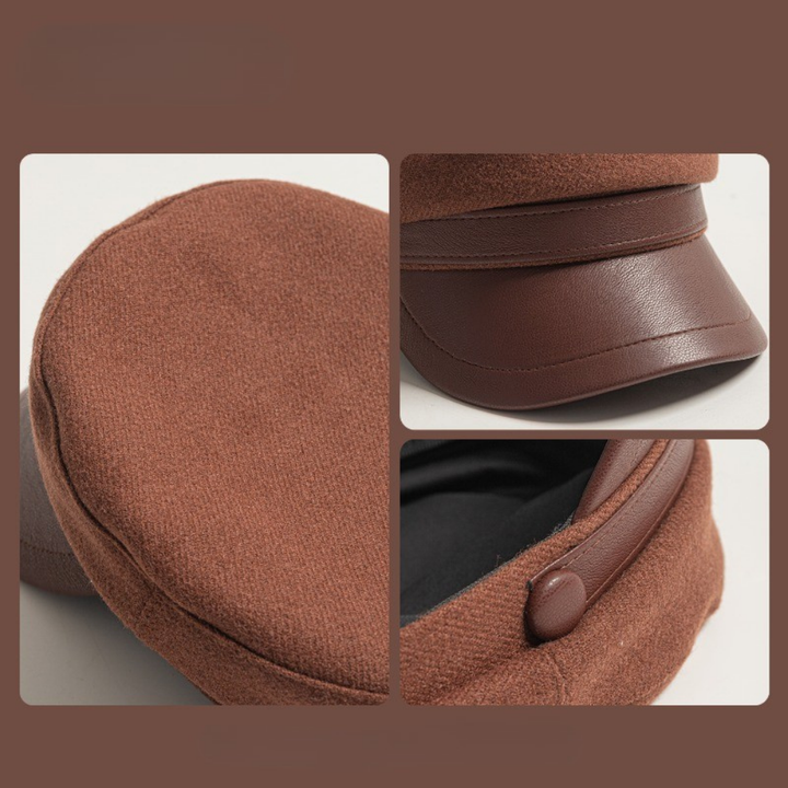 Zivko – Skórzana Czapka Typu Beret