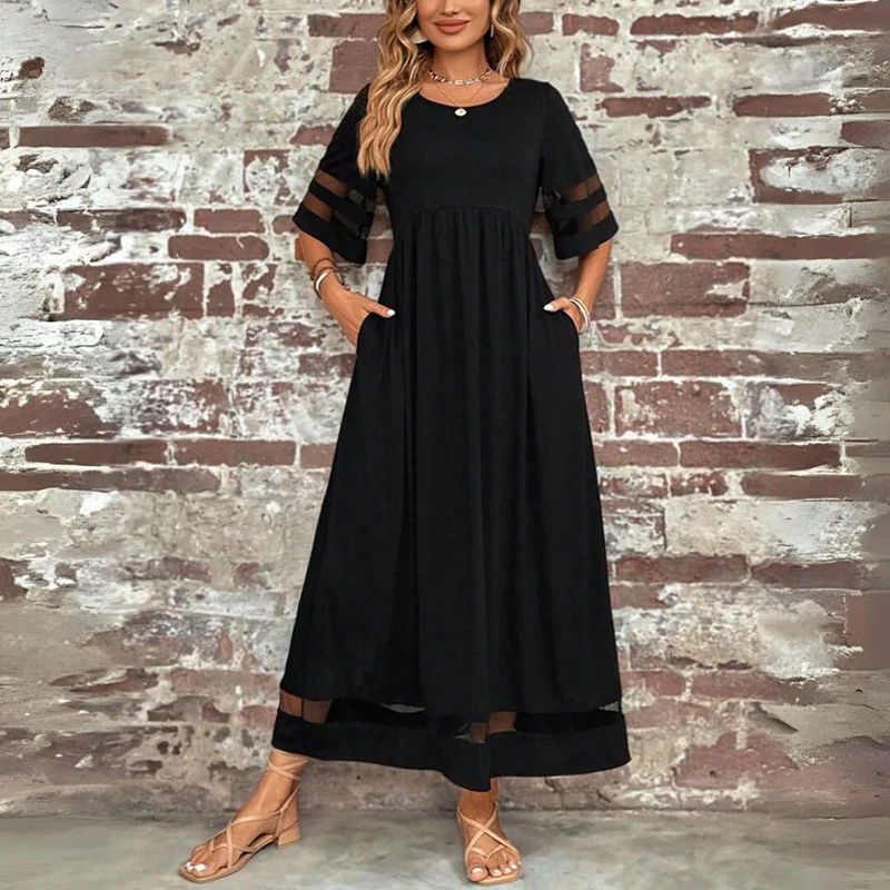 Dayena – Elegancka Sukienka Zakrywająca Brzuch