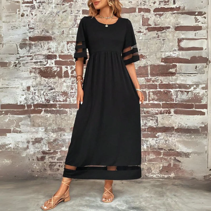Dayena – Elegancka Sukienka Zakrywająca Brzuch