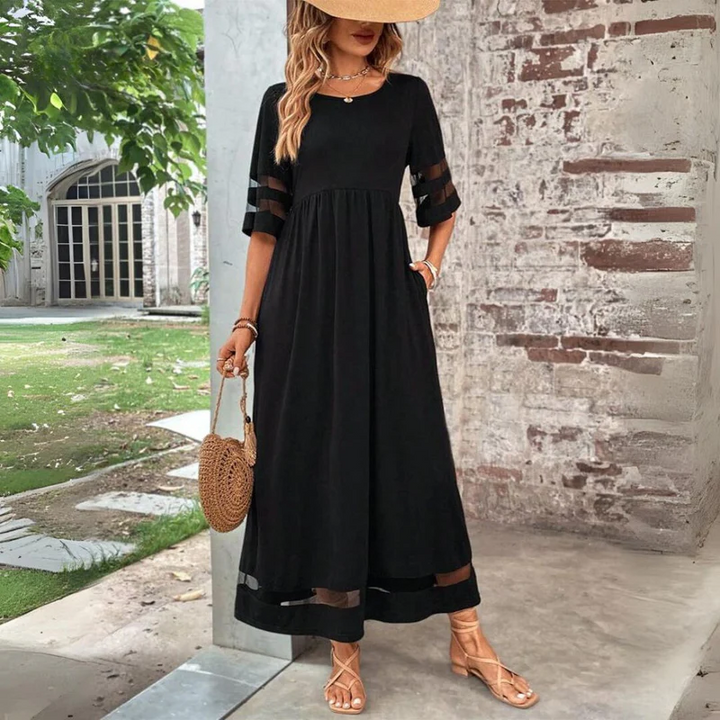 Dayena – Elegancka Sukienka Zakrywająca Brzuch