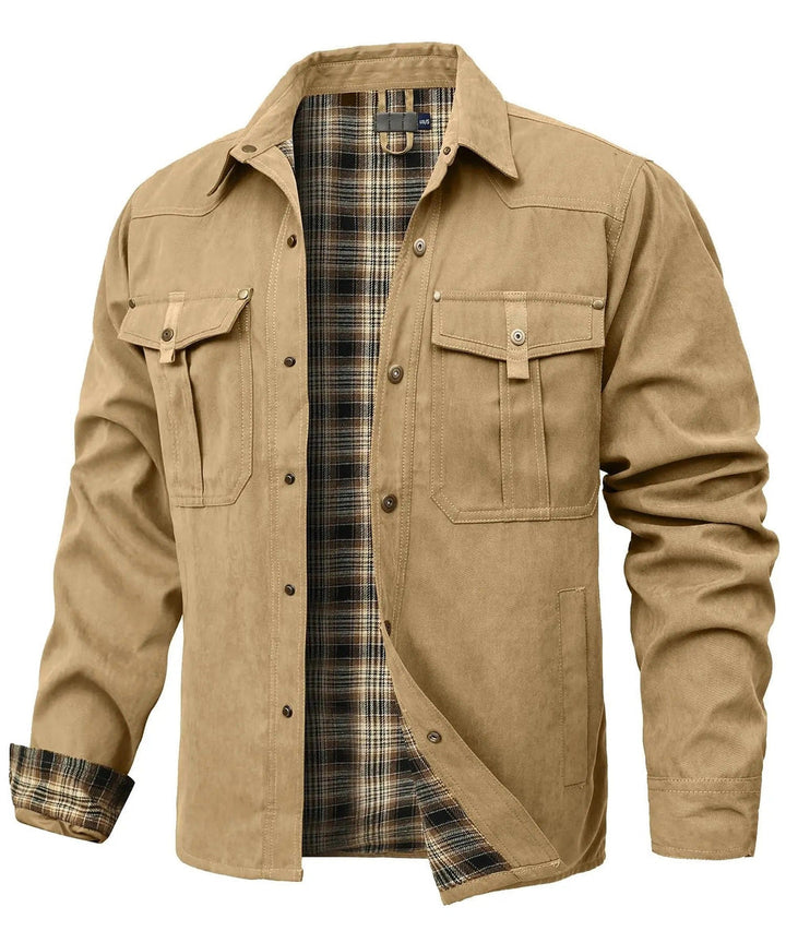 Bram - Solidna Kurtka Typu Overshirt