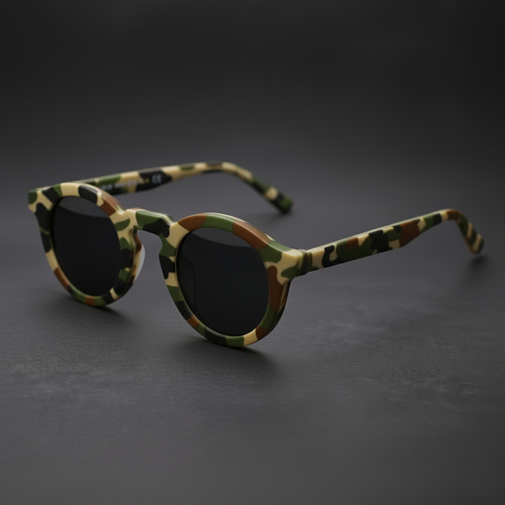 ShadeMingle - Kostka Okulary Przeciwsłoneczne Retro