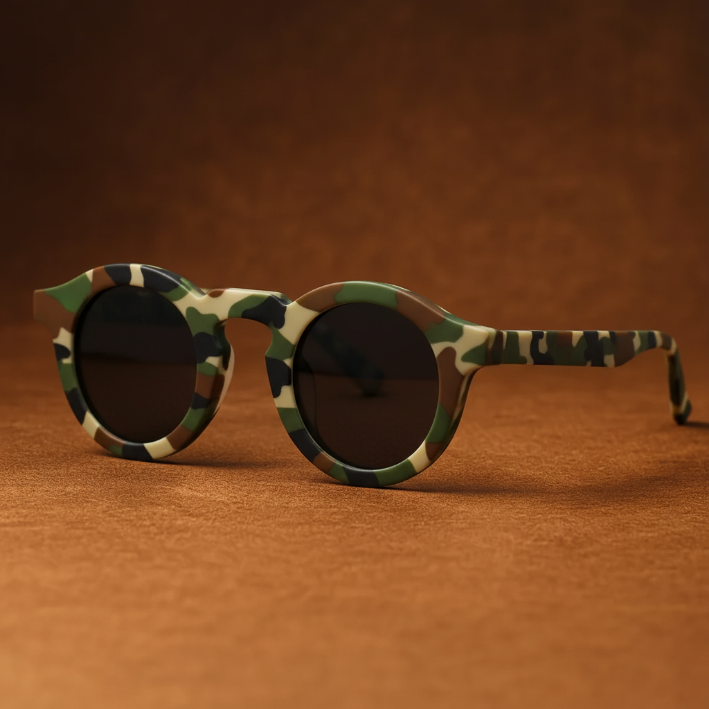 ShadeMingle - Kostka Okulary Przeciwsłoneczne Retro