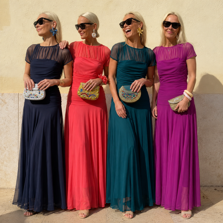 Lesliy – Elegancka Sukienka z Szyfonu