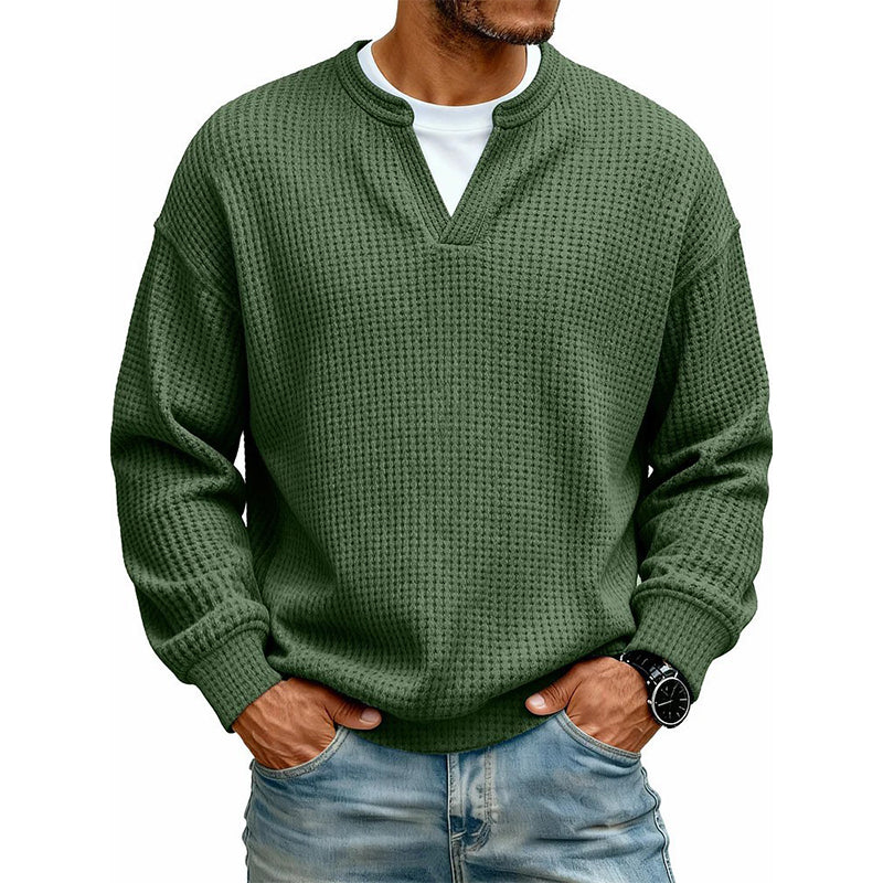 Tavin – Sweter Z Długim Rękawem Z Dzianiny