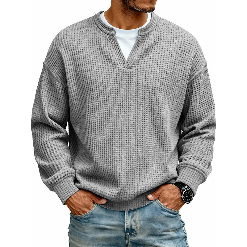 Tavin – Sweter Z Długim Rękawem Z Dzianiny