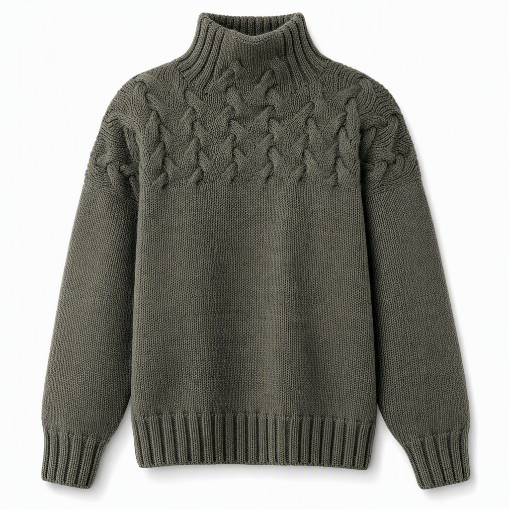 Jimmima – Dzianinowy Sweter Z Golfem