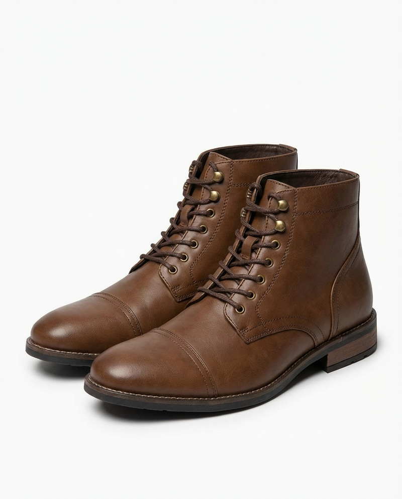 Andersan – Skórzane Buty Sznurowane