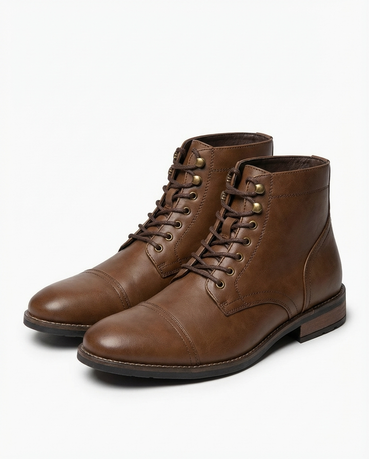 Andersan – Skórzane Buty Sznurowane