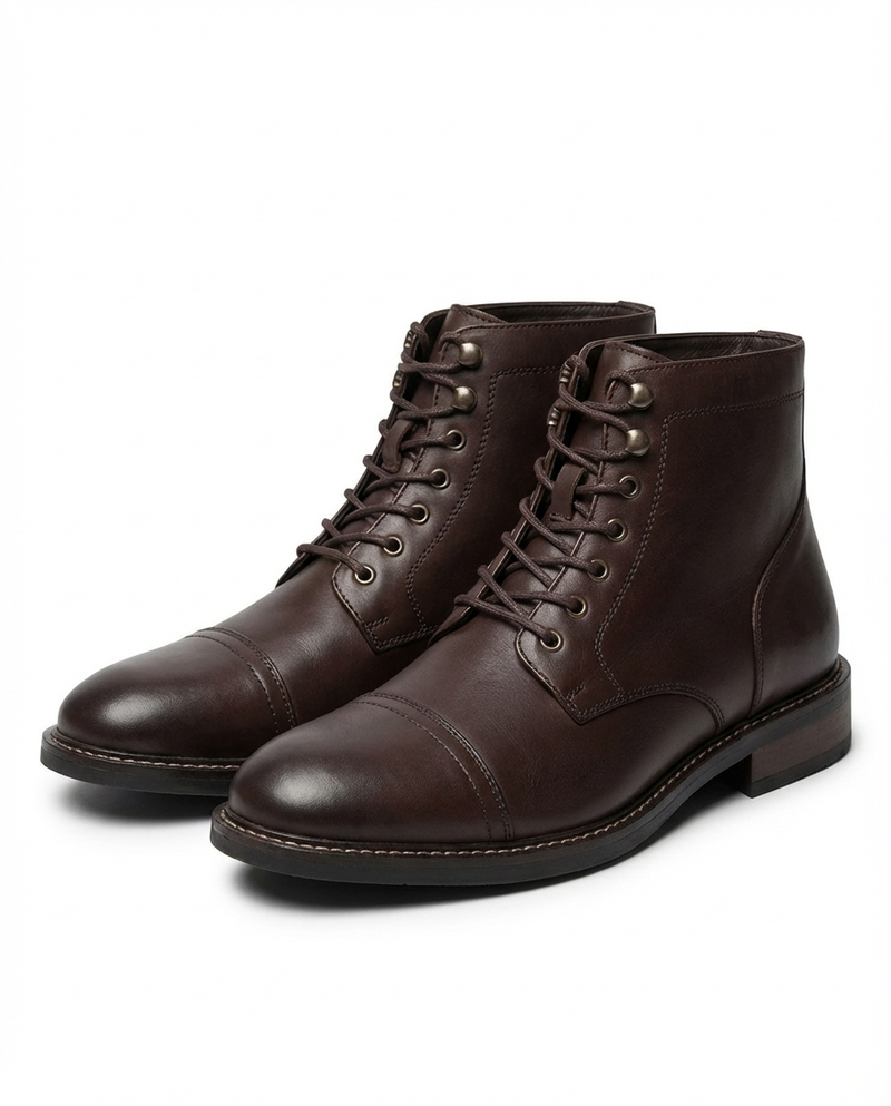 Andersan – Skórzane Buty Sznurowane