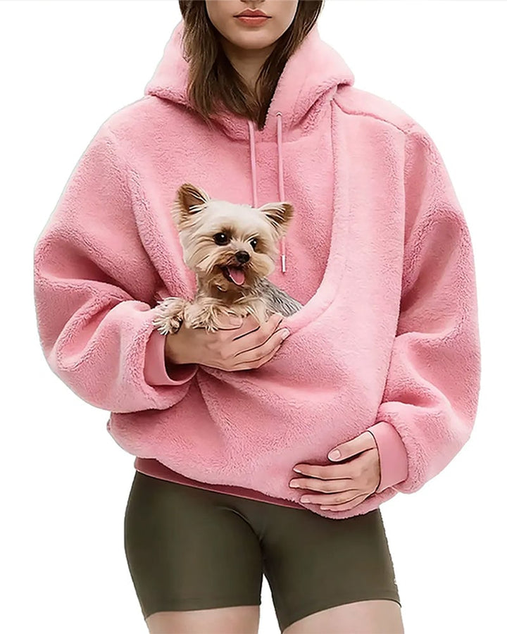 Rendall – Bluza Z Kapturem I Długimi Rękawami Oraz Kieszenią Na Zwierzaka